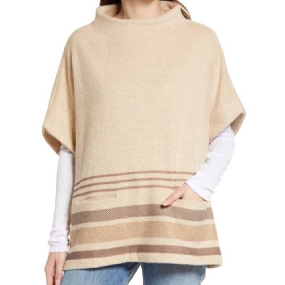 Faherty Women's Park City Poncho Sundance Serape Size M/L